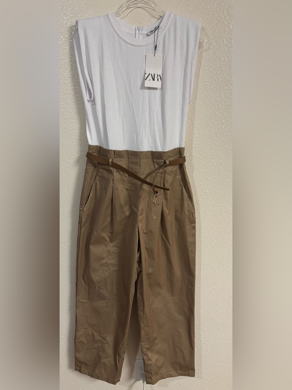 ZARA Jumpsuit with belt combo - Picture 2 of 6